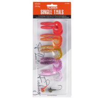 Nástraha Single Tail 65mm 8g 10ks twister 01