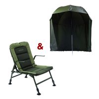 Stolička Premium + Dáždnik Green Tent